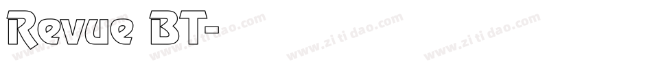 Revue BT字体转换